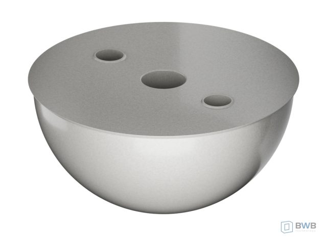 Kotew z główką kulistą - bryły wydrążające