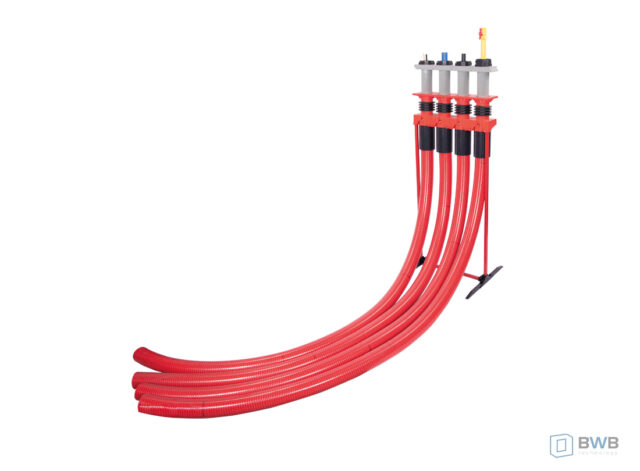 Systemowe przyłącze podłogowe KRASO® BKP – 90 – zestaw kompletny