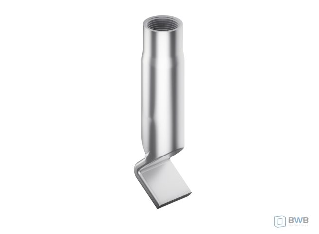 Tuleja gwintowana z końcówką pofalowaną ze stali szlachetnej grupa A4