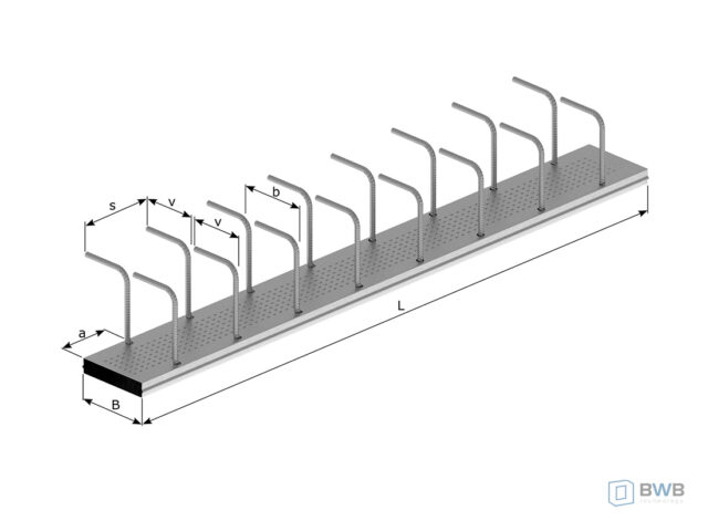 Zbrojenie odginane dwurzędowe Typ AA – BWT