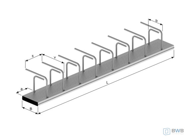 Zbrojenie odginane dwurzędowe Typ AA1 - BWT