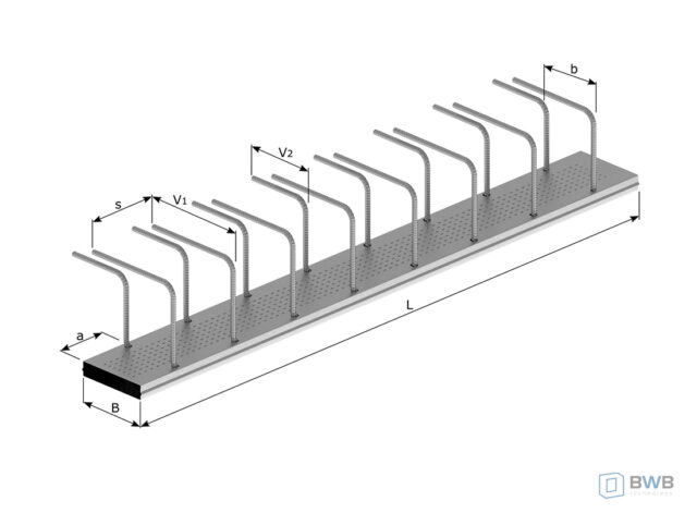 Zbrojenie odginane dwurzędowe Typ K – BWT