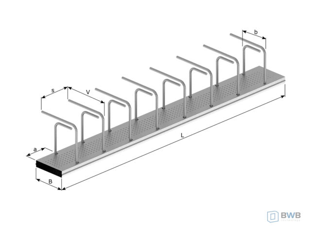 Zbrojenie odginane dwurzędowe Typ L – BWT