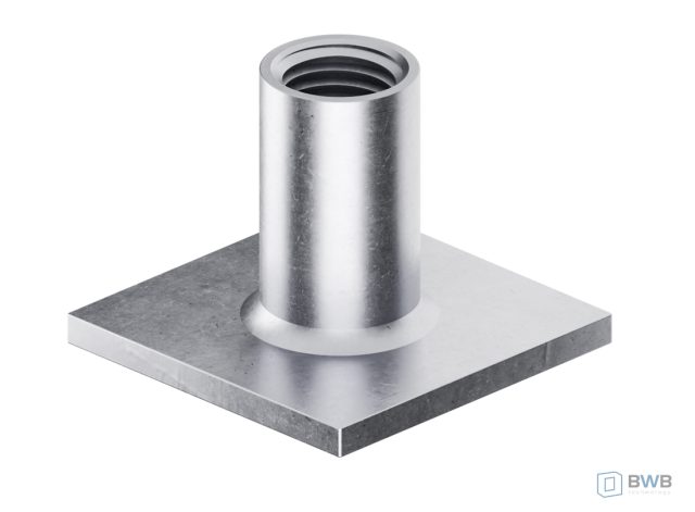 tuleja gwintowana z przyspawanym kołnierzem